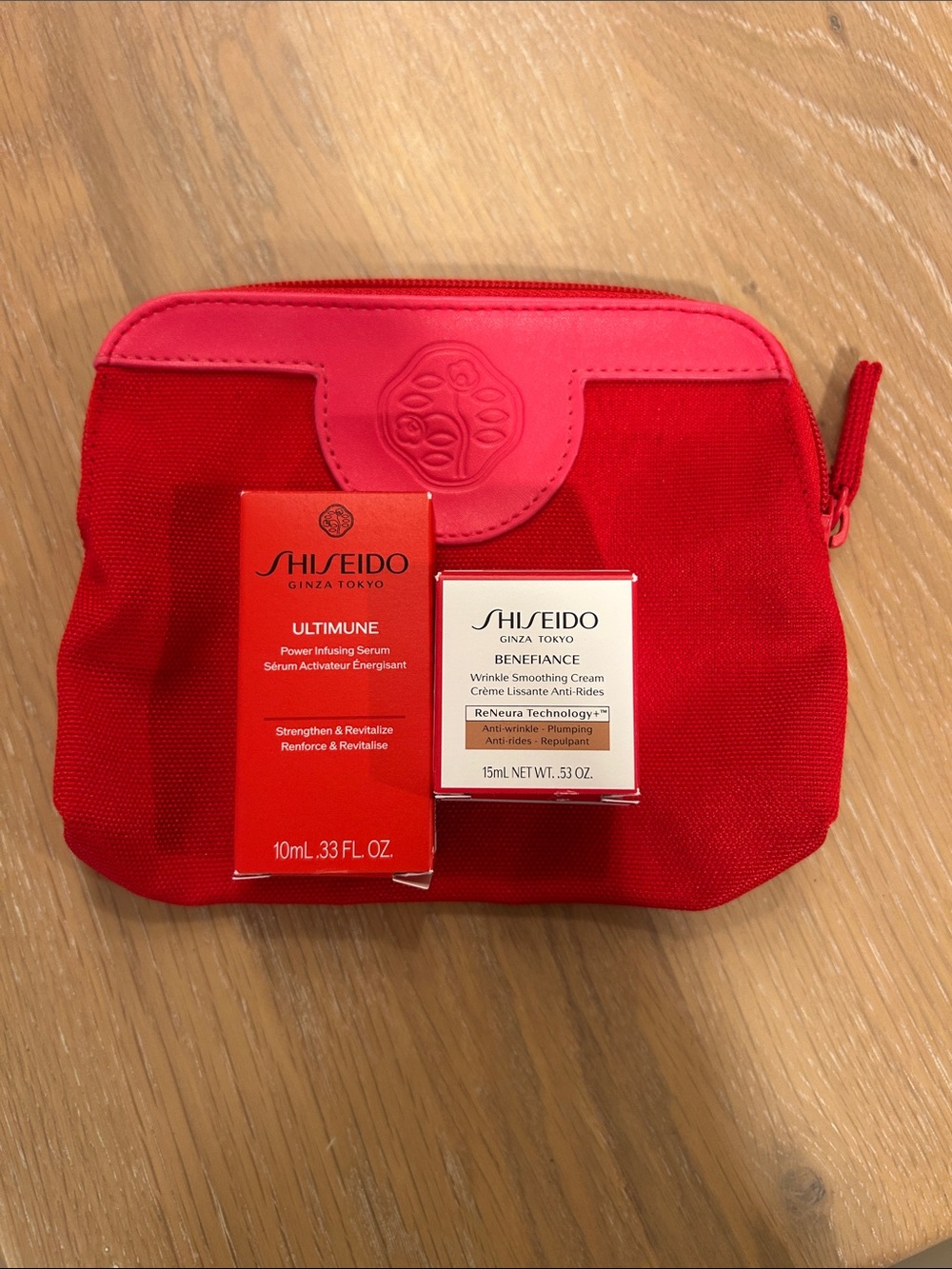 Shiseido Mini Travel Set w/Cosmetic Bag